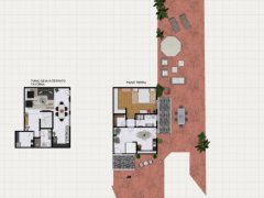 Apartment with tavern and private courtyard, Hospital area - 2