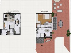 Apartment with tavern and private courtyard, Hospital area - 1