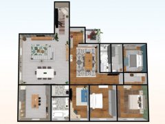 Center: Bright Apartment of Large Sizes - 4